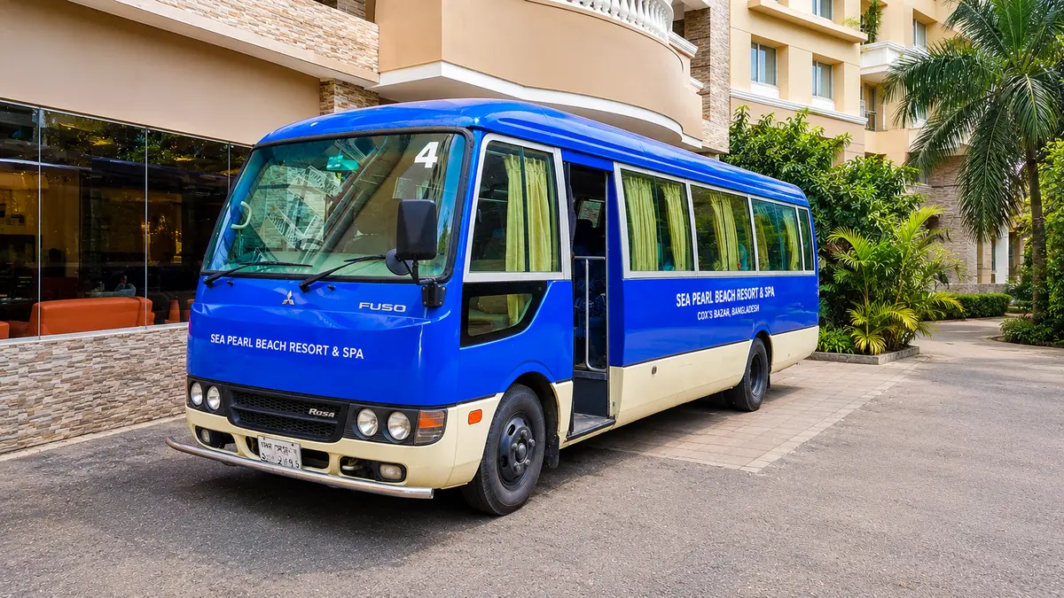 Sea Pearl shuttle service vehicle for resort and airport transfers